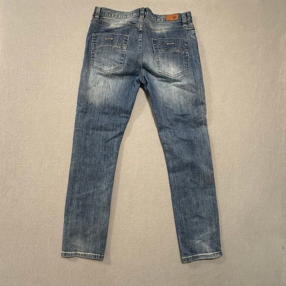 RSQ Seattle Denim Skinny Tapered Distressed Jeans Men 30x32 - Picture 16 of 16